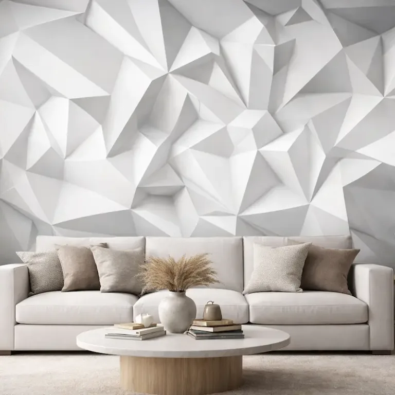 Fototapeta 3D tunel geometryczny efekt głębi nowoczesna ściana