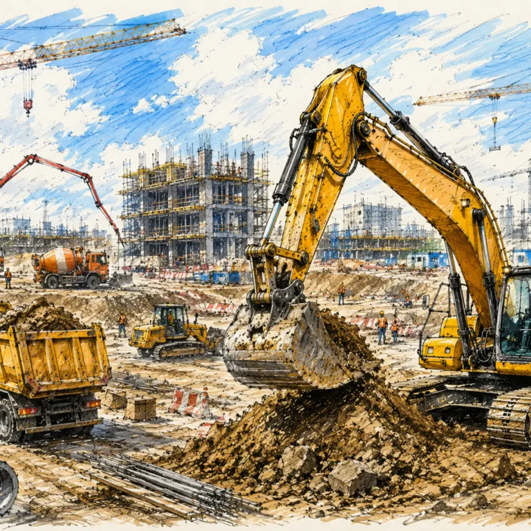 Fototapeta-koparka-i-plac-budowy-szkic-akwarela-4096x2731