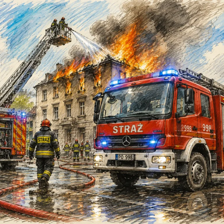 Fototapeta-straz-pozarna-podczas-akcji-gasniczej-4096x2731
