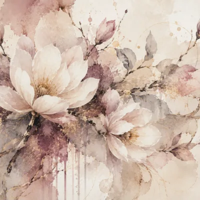 Fototapeta-Magnolia-Soft-Gold-Akwarelowa-Elegancja-Natury-4096x2731