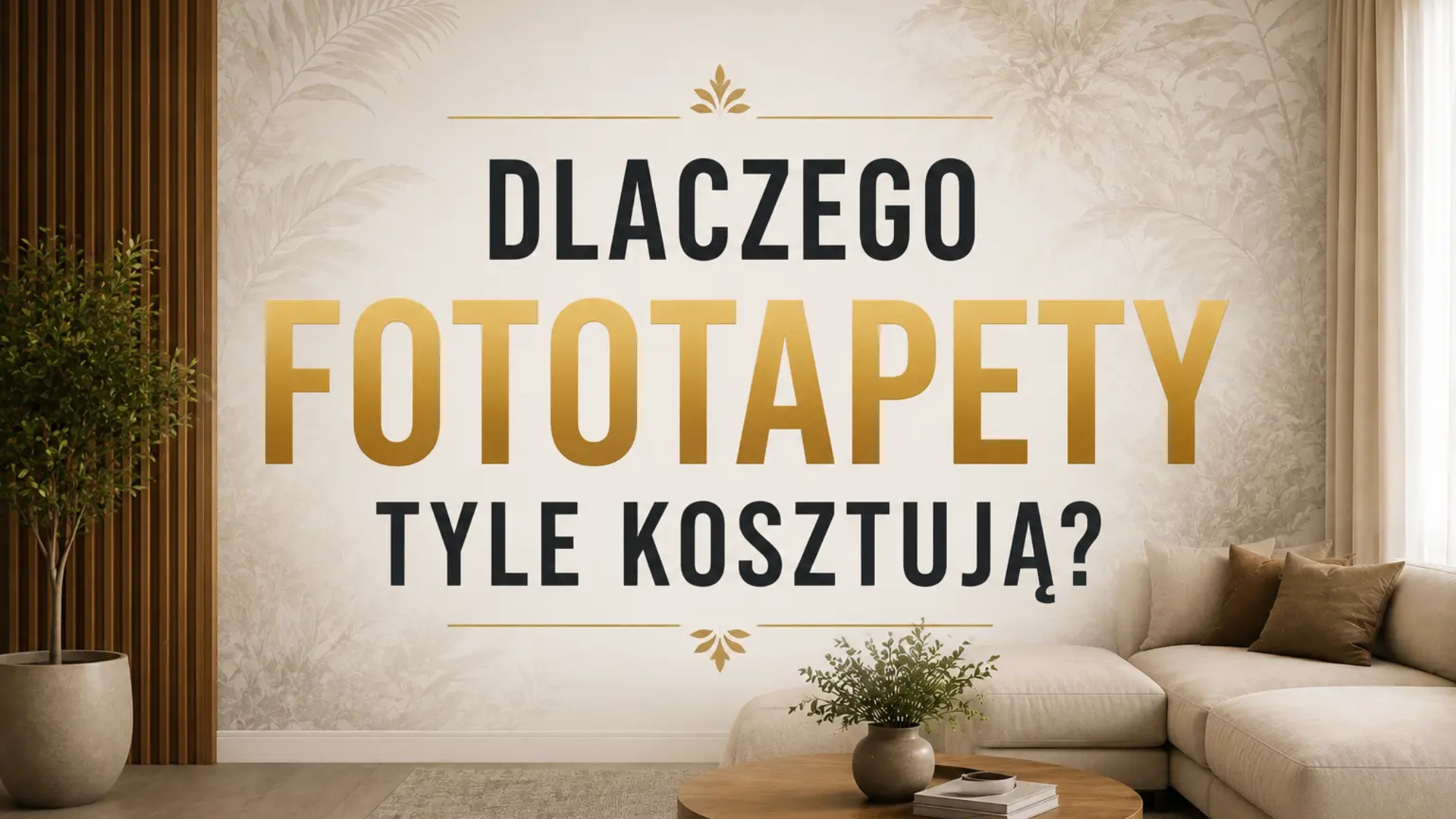 Dlaczego fototapety tyle kosztują – co wpływa na cenę fototapet premium