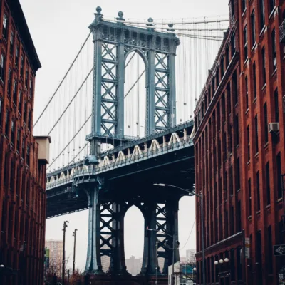 Fototapeta-Manhattan-Bridge-Nowy-Jork-w-Industrialnym-Stylu-