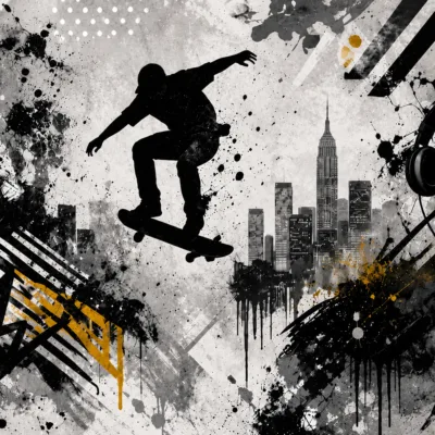 Fototapeta-Skate-&-Beats-Miejski-Styl-Gamingowy-4096x2731