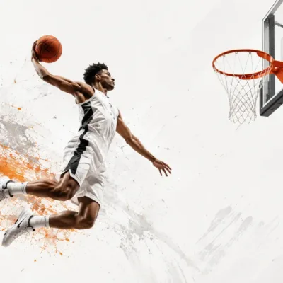 Fototapeta-Koszykarz-w-Powietrzu-Dynamiczny-Slam-Dunk-master