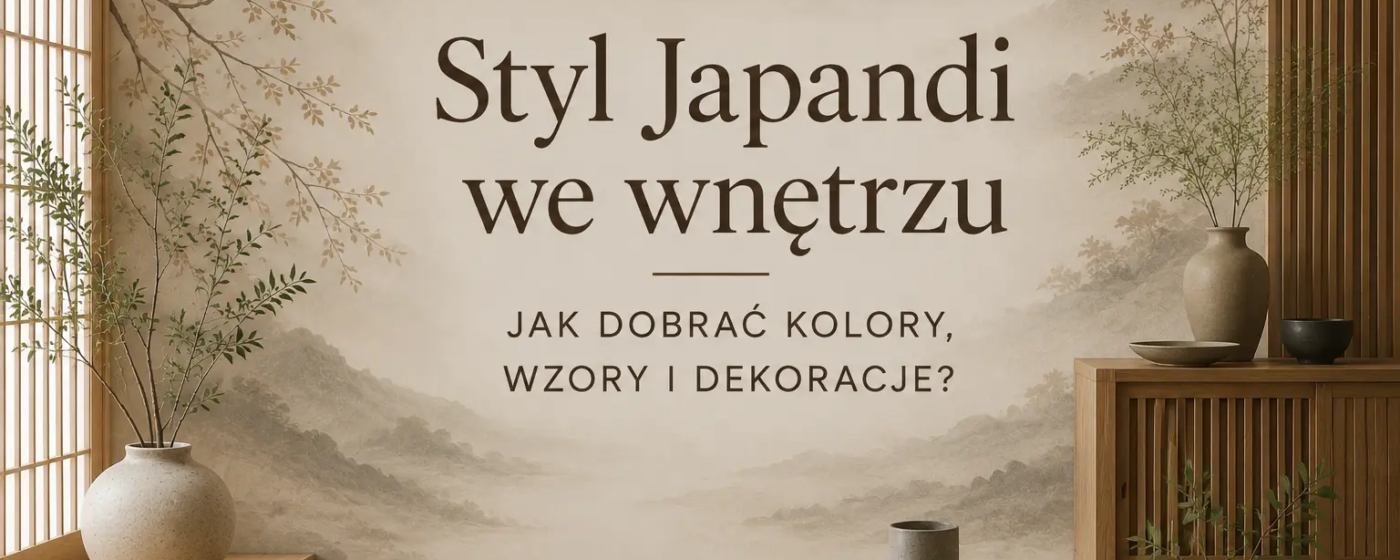 Styl Japandi we wnętrzu – naturalne kolory, wzory i dekoracje