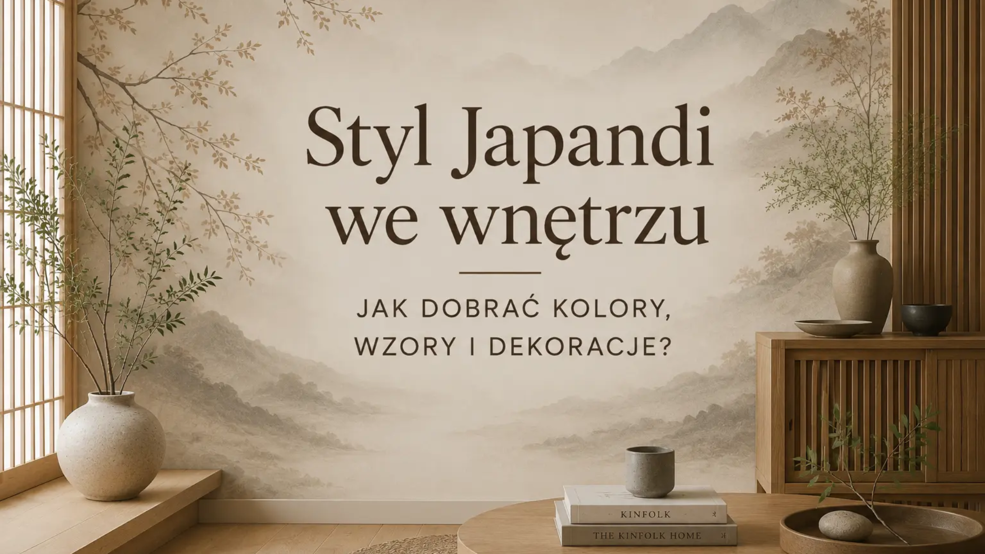 Styl Japandi we wnętrzu – naturalne kolory, wzory i dekoracje
