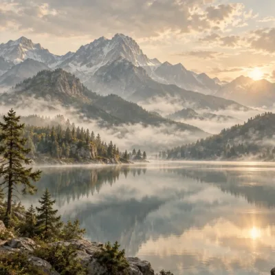 Fototapeta-Alpejski-swit-Alpine-Dawn-master