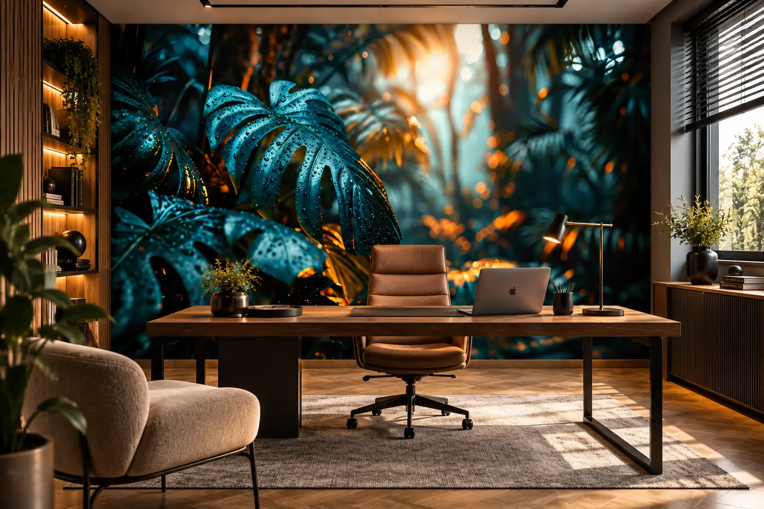 Fototapeta Tropikalny Blask – Tropical Glow w gabinecie