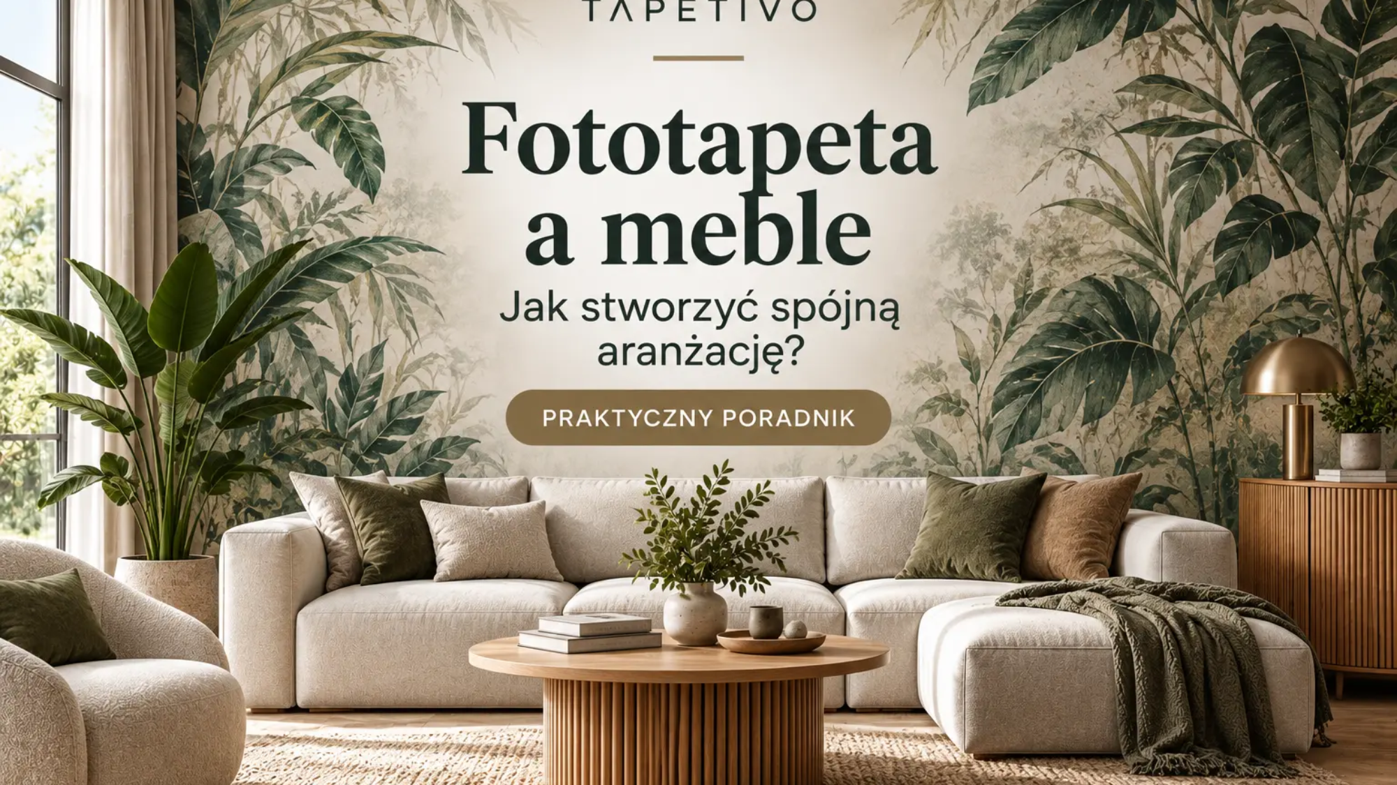 Fototapeta a meble – jak stworzyć spójną aranżację salonu
