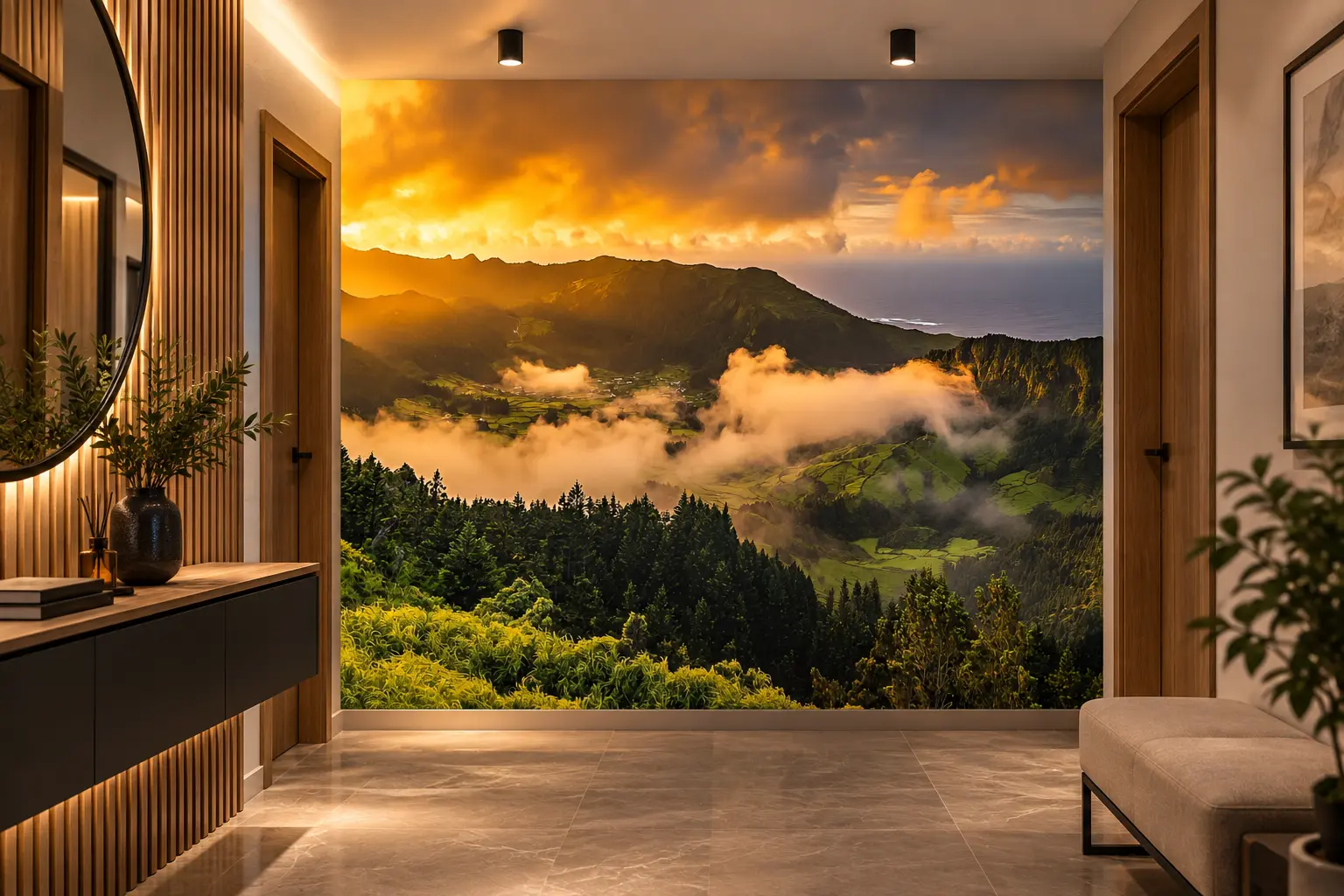 Fototapeta Azorski Blask – Azorean Glow w korytarzu