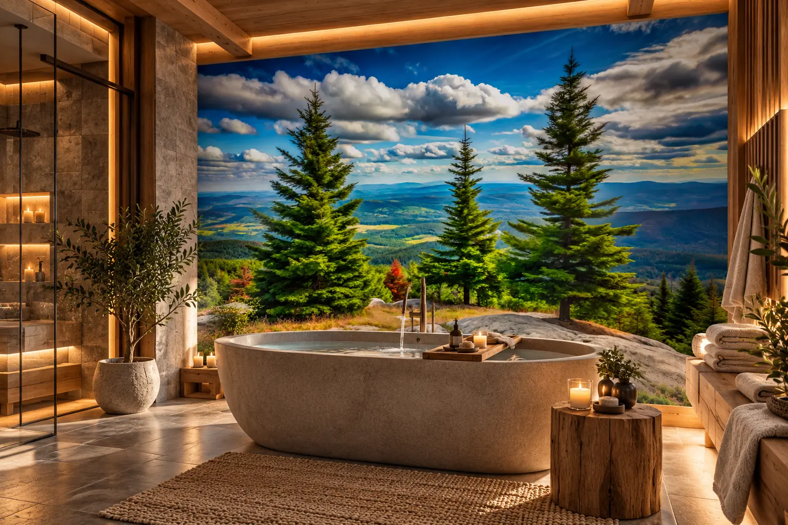Fototapeta Leśna Panorama – Forest Escape w strefie SPA
