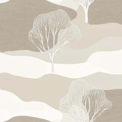 fototapeta-bezowa-kraina-beige-reverie-abstrakcyjny-bezowy-krajobraz-biale-drzewa